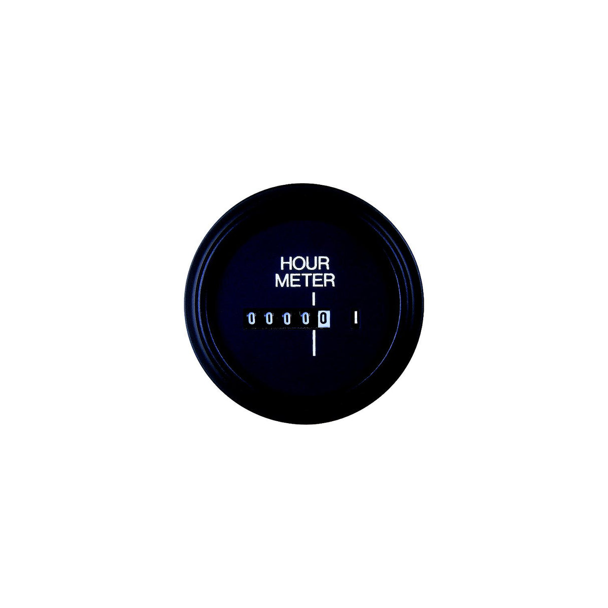 Sierra 56966P Round 2" Black Universal Hour Meter Gauge