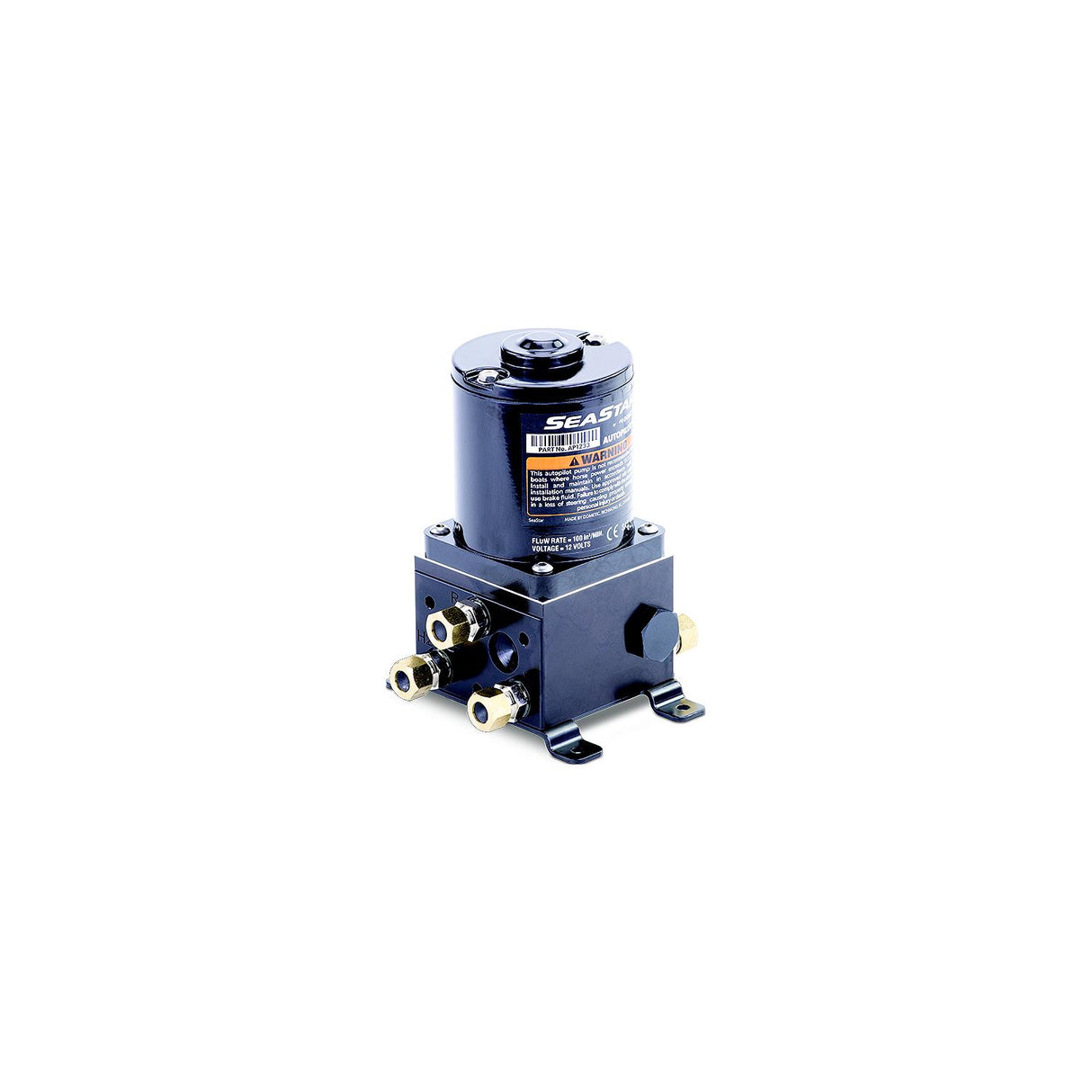 SeaStar AP1233 12V Type 2 100 Cubic Inch Autopilot Pump | Compatible w/ Standard SeaStar Hoses