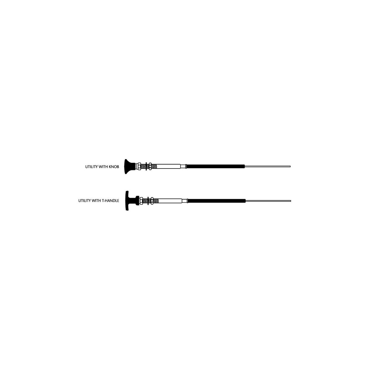 SeaStar Solutions 33LU Control Cablew/Knob/T-handle