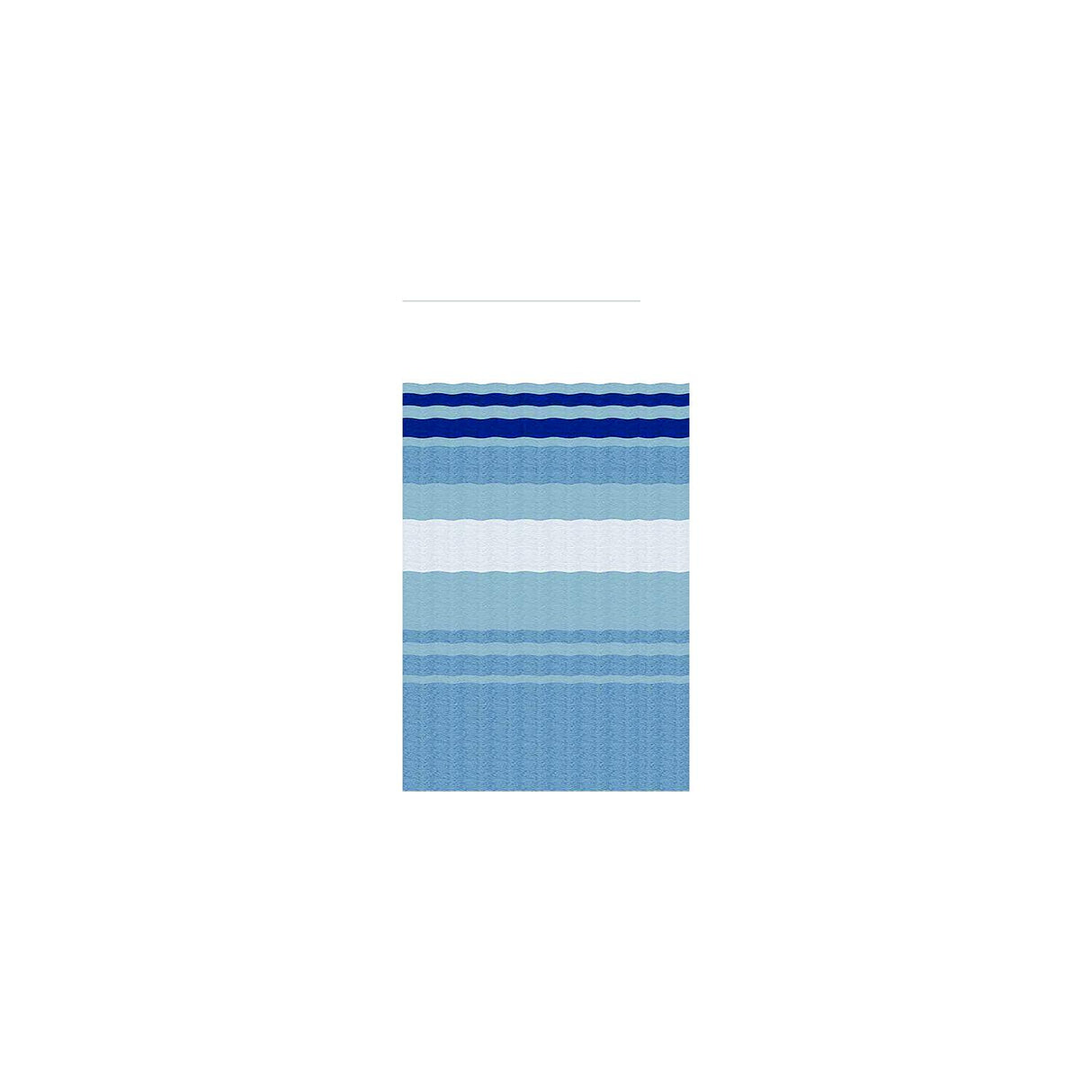Carefree JU218E00 1-Piece Standard Vinyl Awning Replacement Fabric, 21', Ocean Blue Fade on Both Sides, White Weatherguard