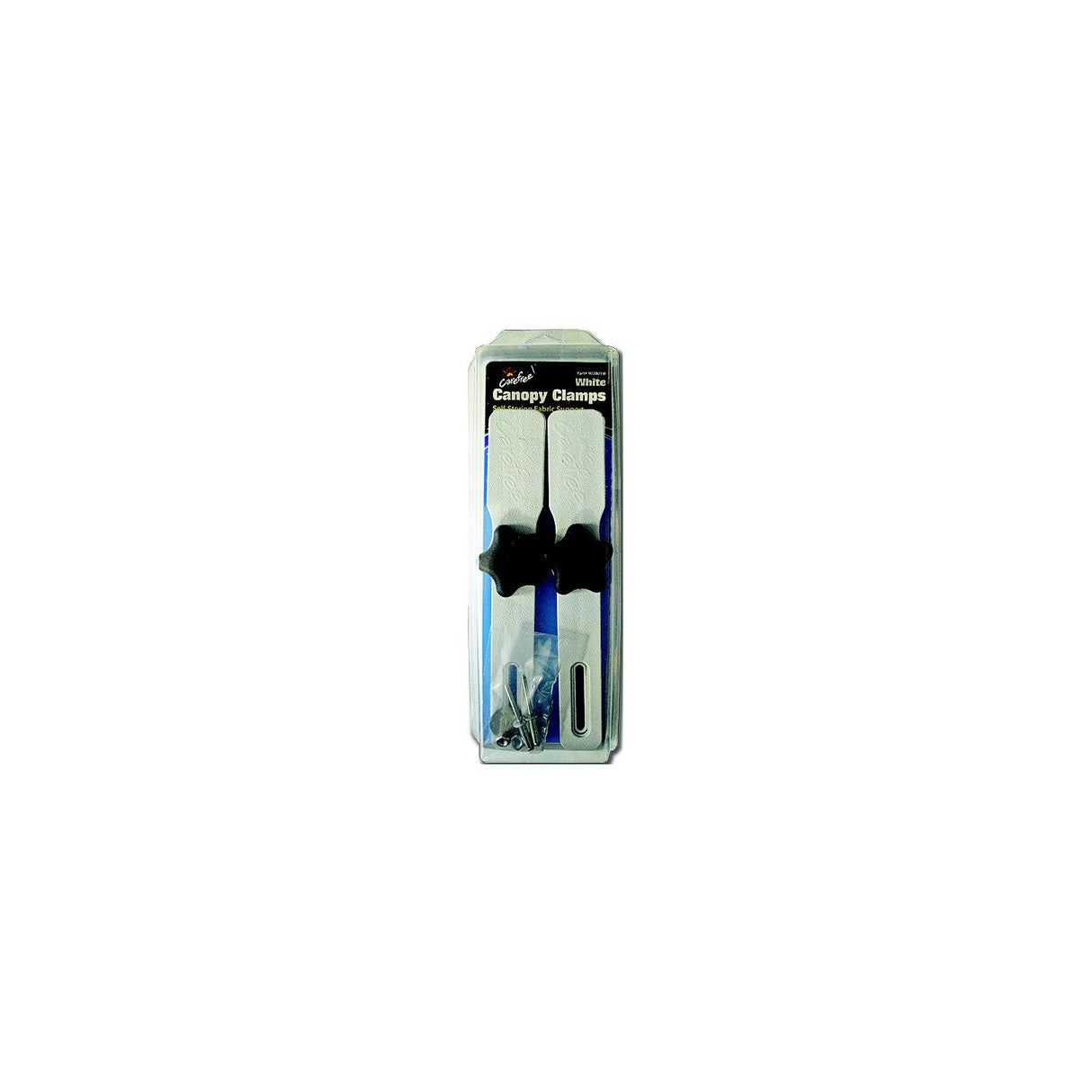 Carefree 902801W Canopy Clamps, White, 2ea