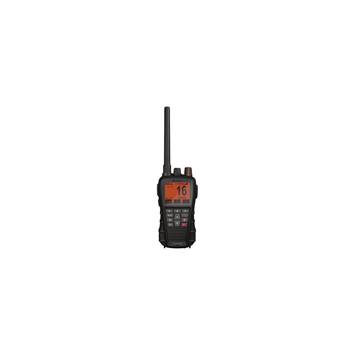 Cobra 01900111 Bluebound 650 Floating Handheld VHF Radio, Black