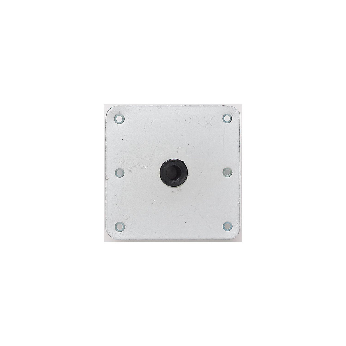 Attwood 67729T Lock'N-Pin 3/4" Base Plate 7" x 7" Threaded Zinc Plated Steel