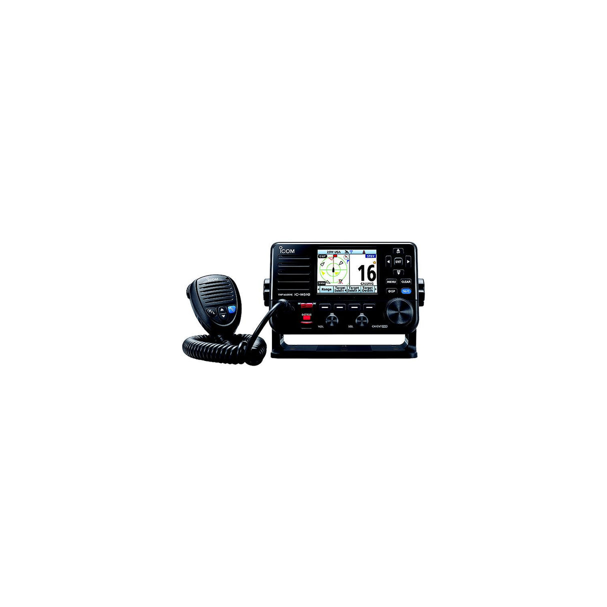 iCom M510PLUSEVO51USA Class-D DSC VHF AIS with Smart Device Control