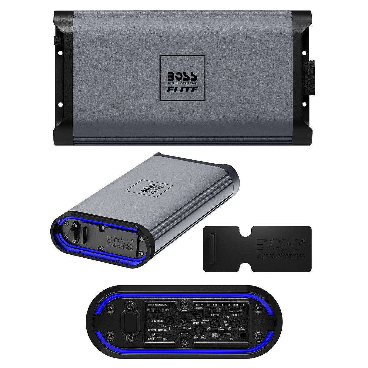 Boss Audio Systems MPD3804 Elite Series Class D Amplifier - 4 Ch., 380W, 2 Ohm