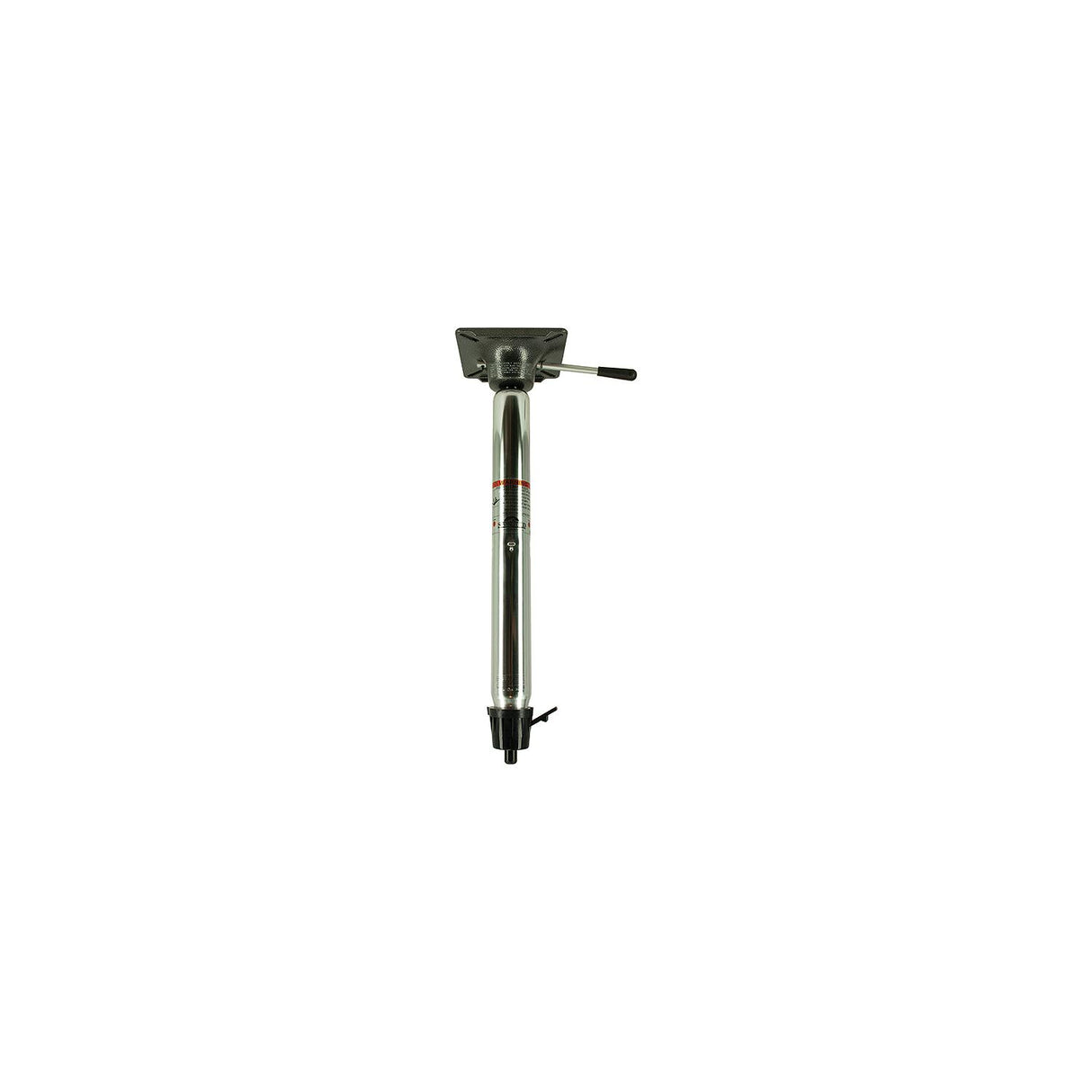 Springfield Taper-Lock 2-3/8" Power-Rise Stand-Up Pedestal 22.5" to 29.5", Brite Dip Finish