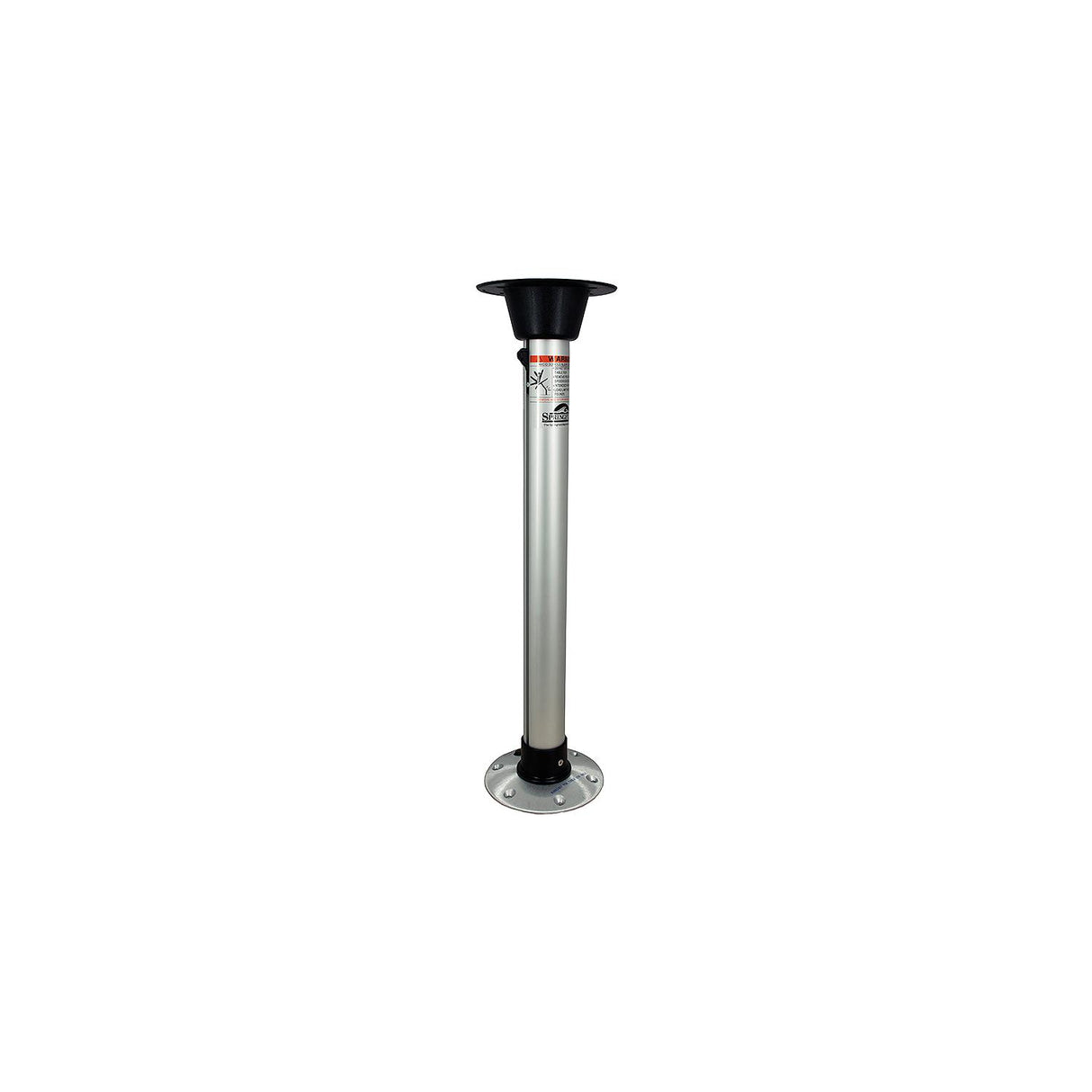Springfield Thread-Lock 27" Pedestal Set, Satin Finish (Includes Post, Table Mount and Floor Base)