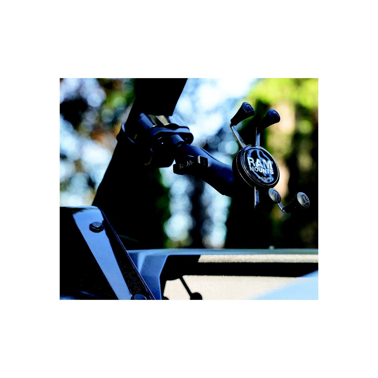 Ram RAMB2312UN7 RAM® X-Grip® Phone Mount with ATV/UTV Rail Base