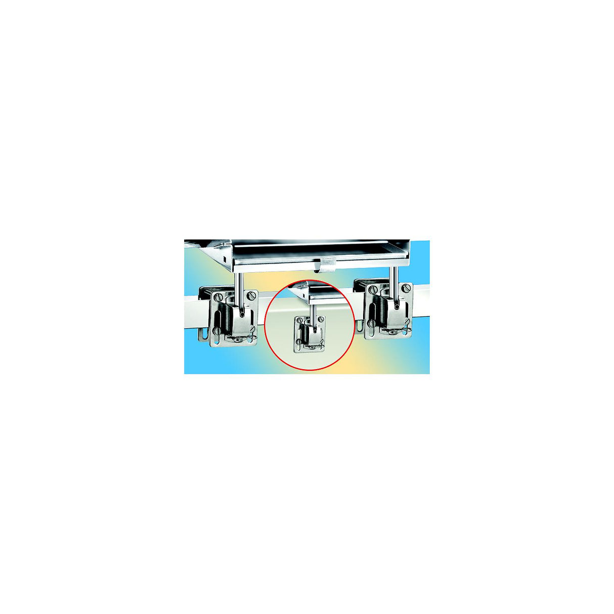 Magma T10-540 "Dual" Side, Bulkhead or Square/Flat Rail (HD) Mount For All ChefsMate, Newport, Catalina, Monterey Grills and Dual Mount Tables