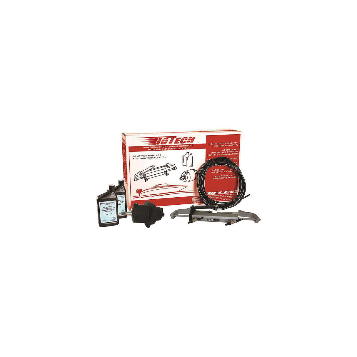 Uflex GOTECH10 Hydraulic Outboard Steering Kit w/Hose