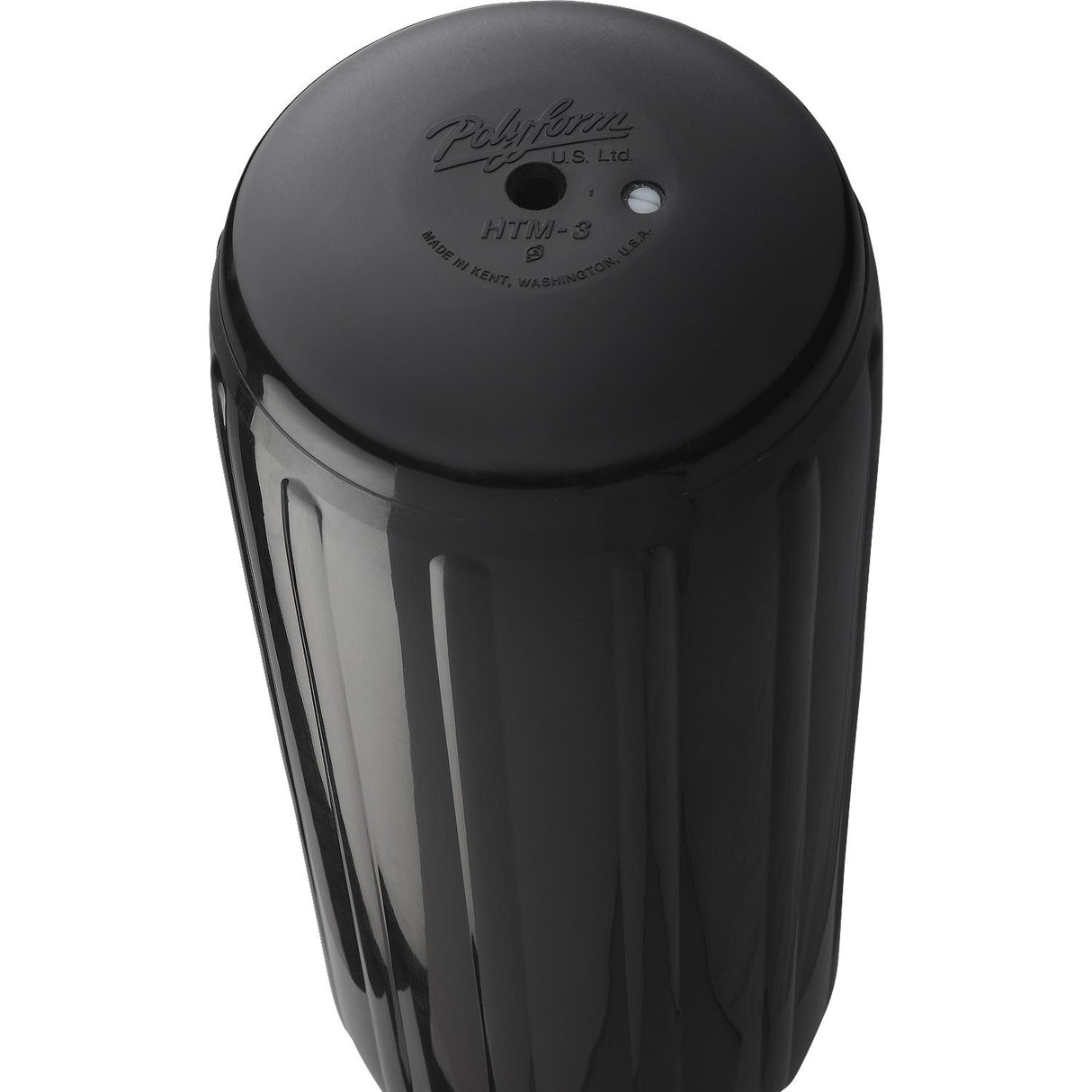 Polyform 39-149-388 Center Tube HTM Series Fender, 10.5" x 27" , Black