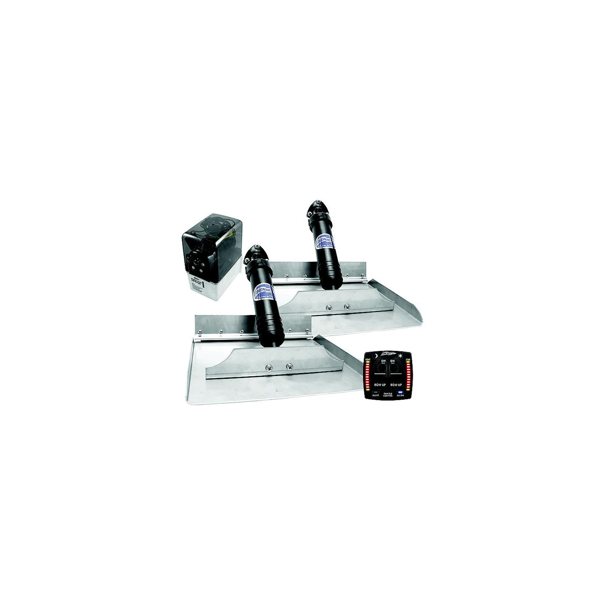 Bennett 309OBI Classic Hydraulic Trim Tab Kit With OBI9000H Integrated Helm Control, 30" x 9"