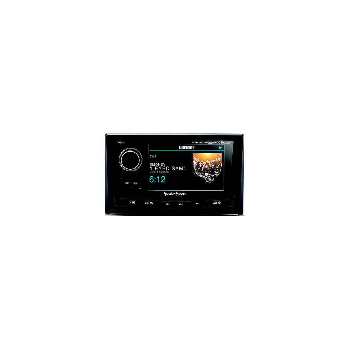 Rockford-Fosgate PMX8DH Punch Marine Full Function Wired 5" Tft Display Head
