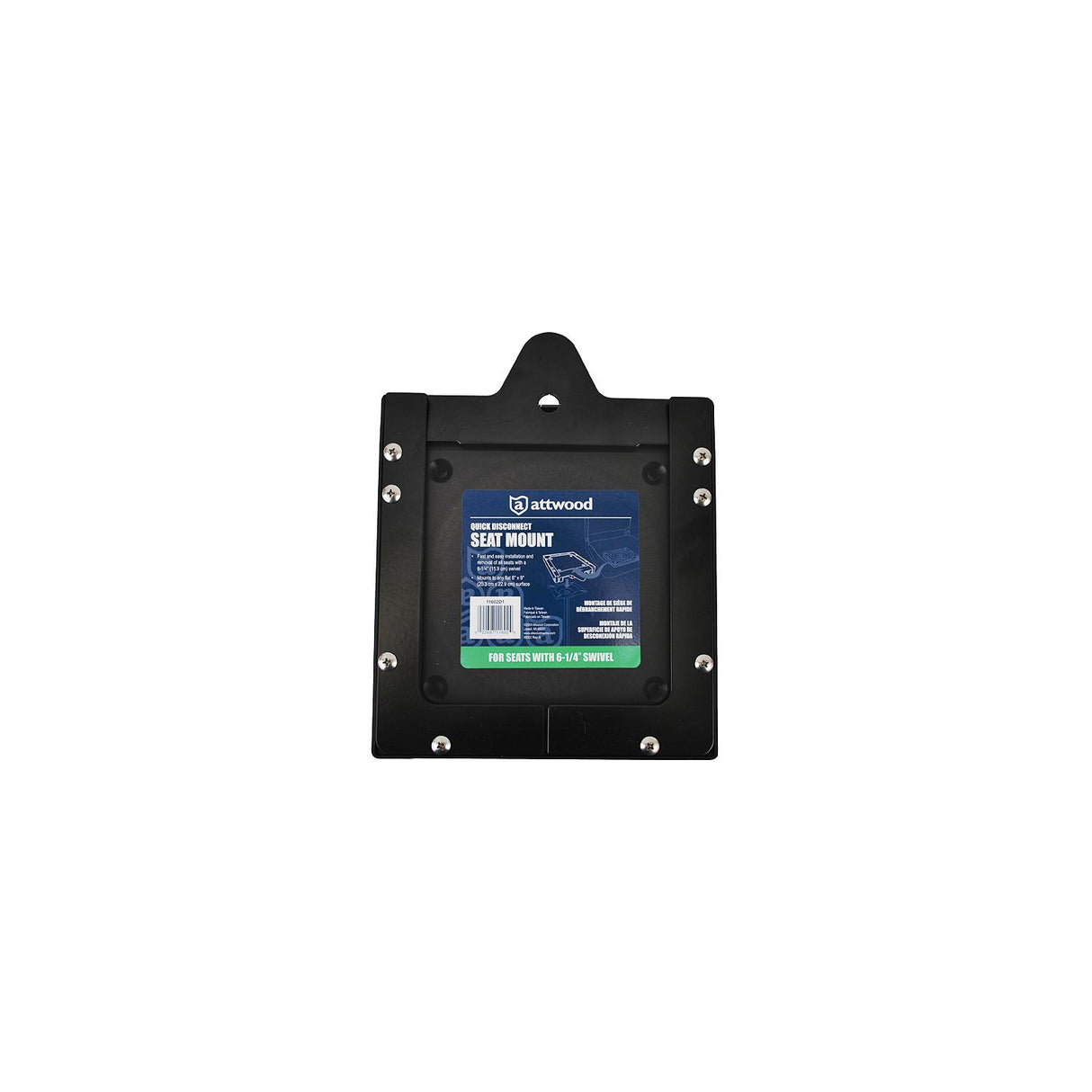 Attwood Quick Disconnect Seat Mount 6-1/4" Swivel