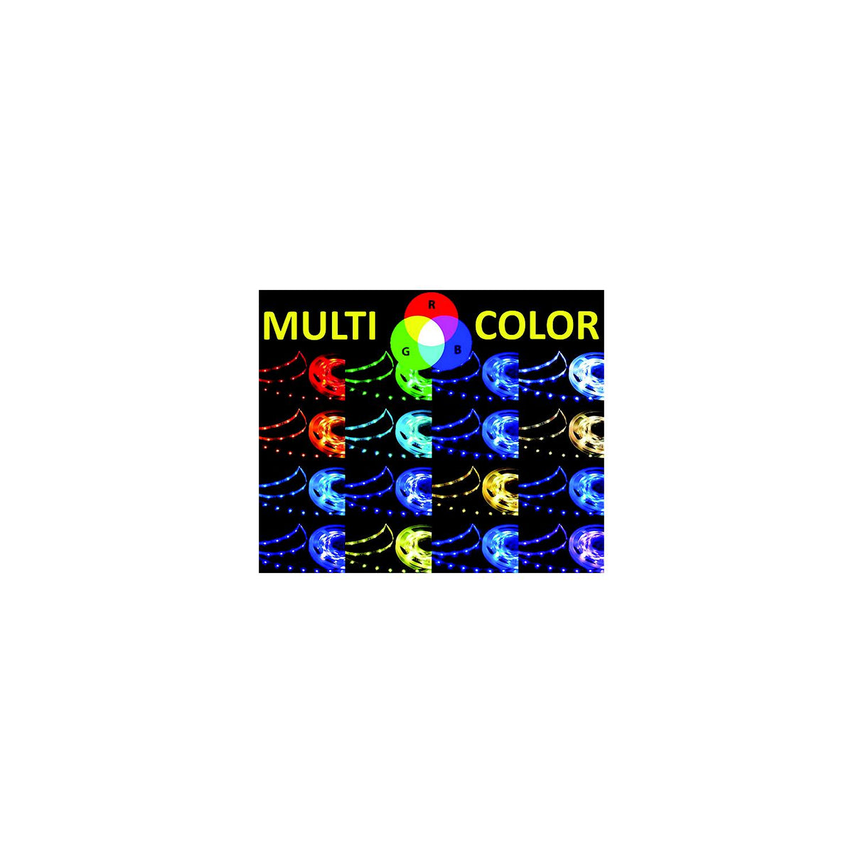 TH Marine LED RGB Color Changing Flat Rope Light, 20'