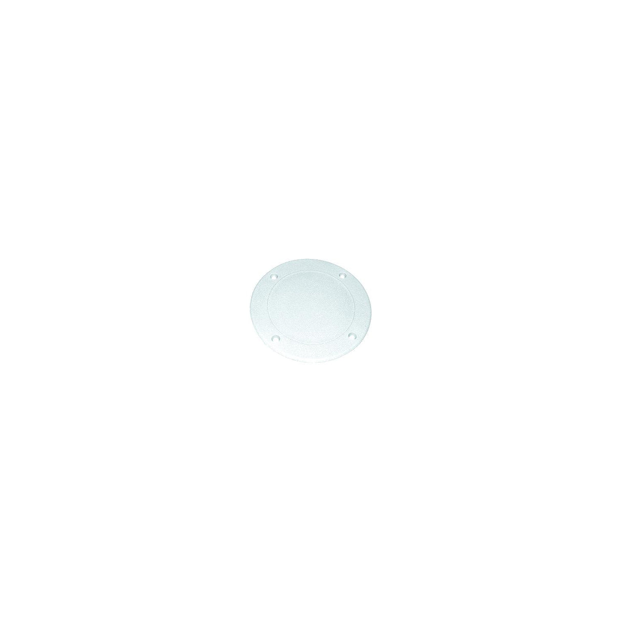T-H Marine Screw Down Deck Plate 10" OD, Fish White