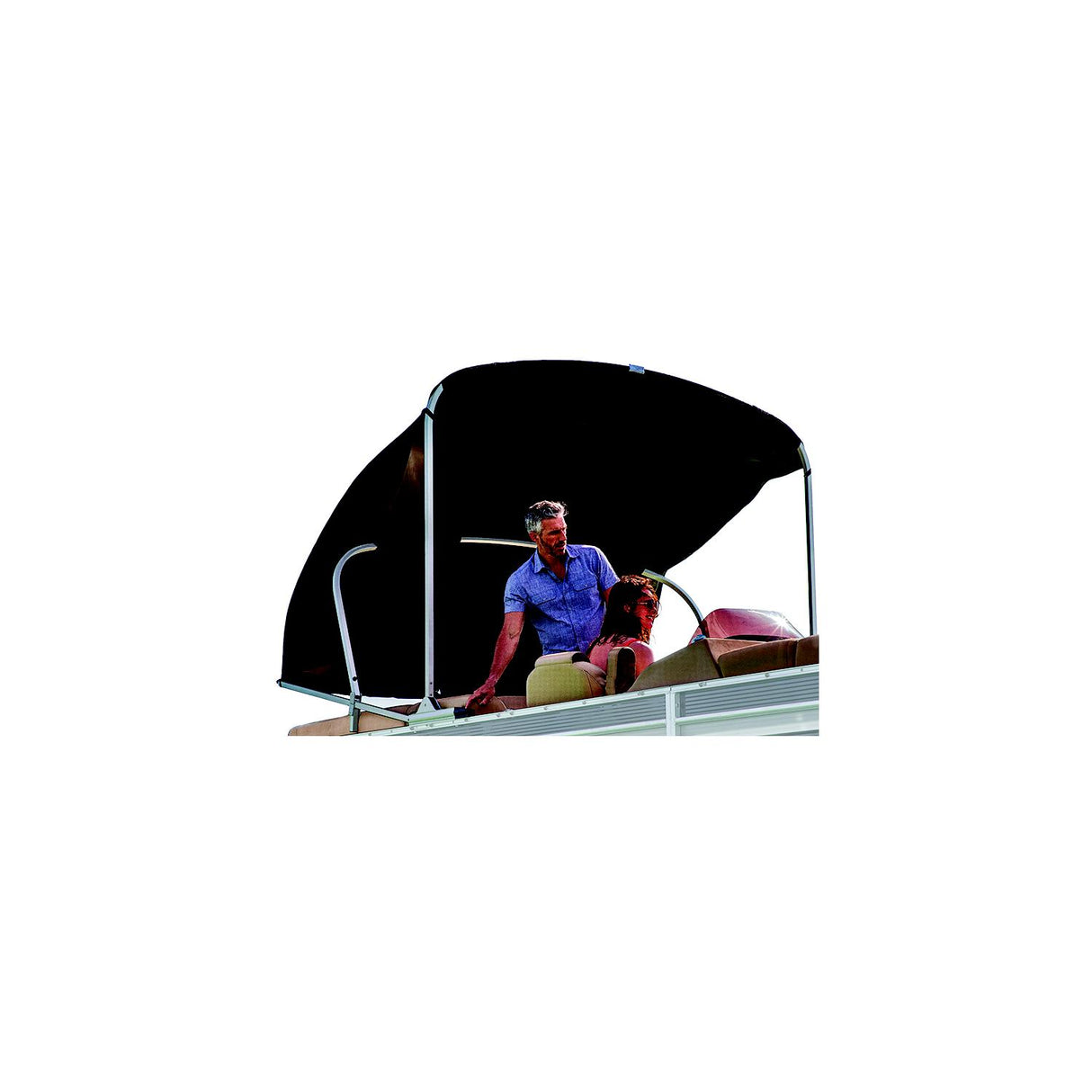 Lippert Sureshade Power Bimini ,Clear Anodized Frame, Beige Canvas