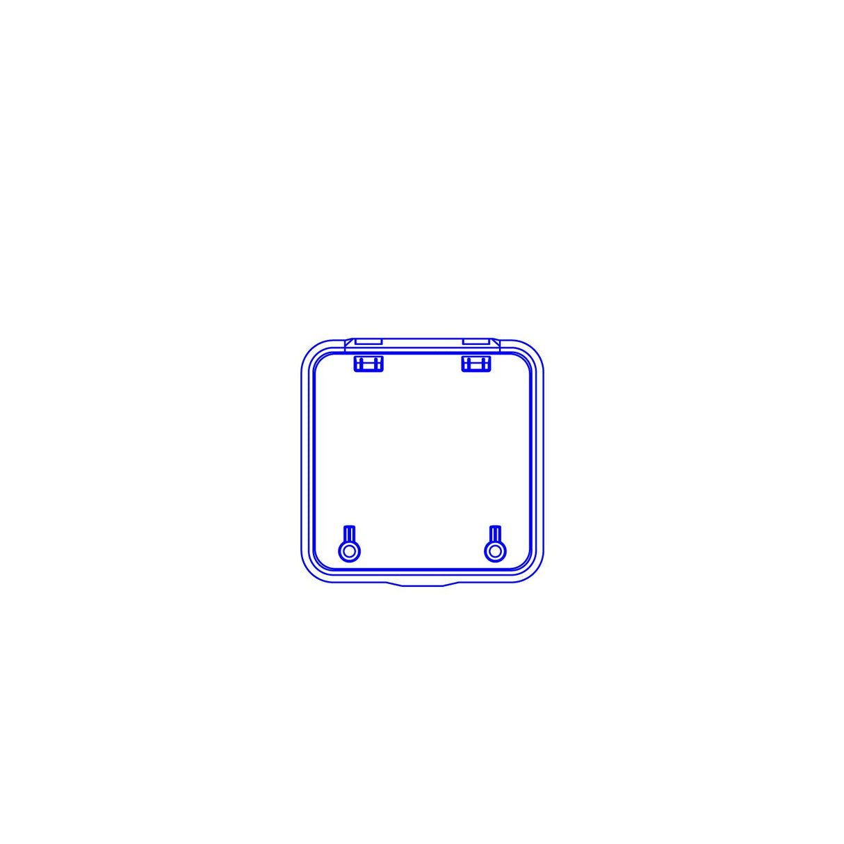 Lewmar 39660050 Ocean Size 60 Flat Base Hatch
