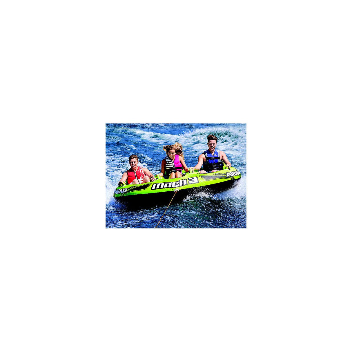 AirHead AHT2M3 Mach 3 Cockpit Towable Tube, 1-3 Riders