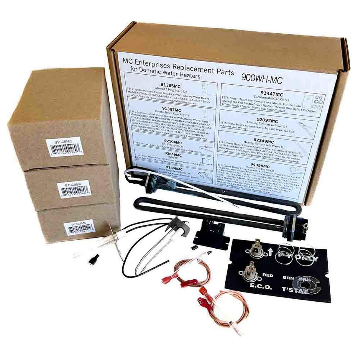 MC Enterprise 900WHMC Dometic Water Heater Replacement Parts Kit