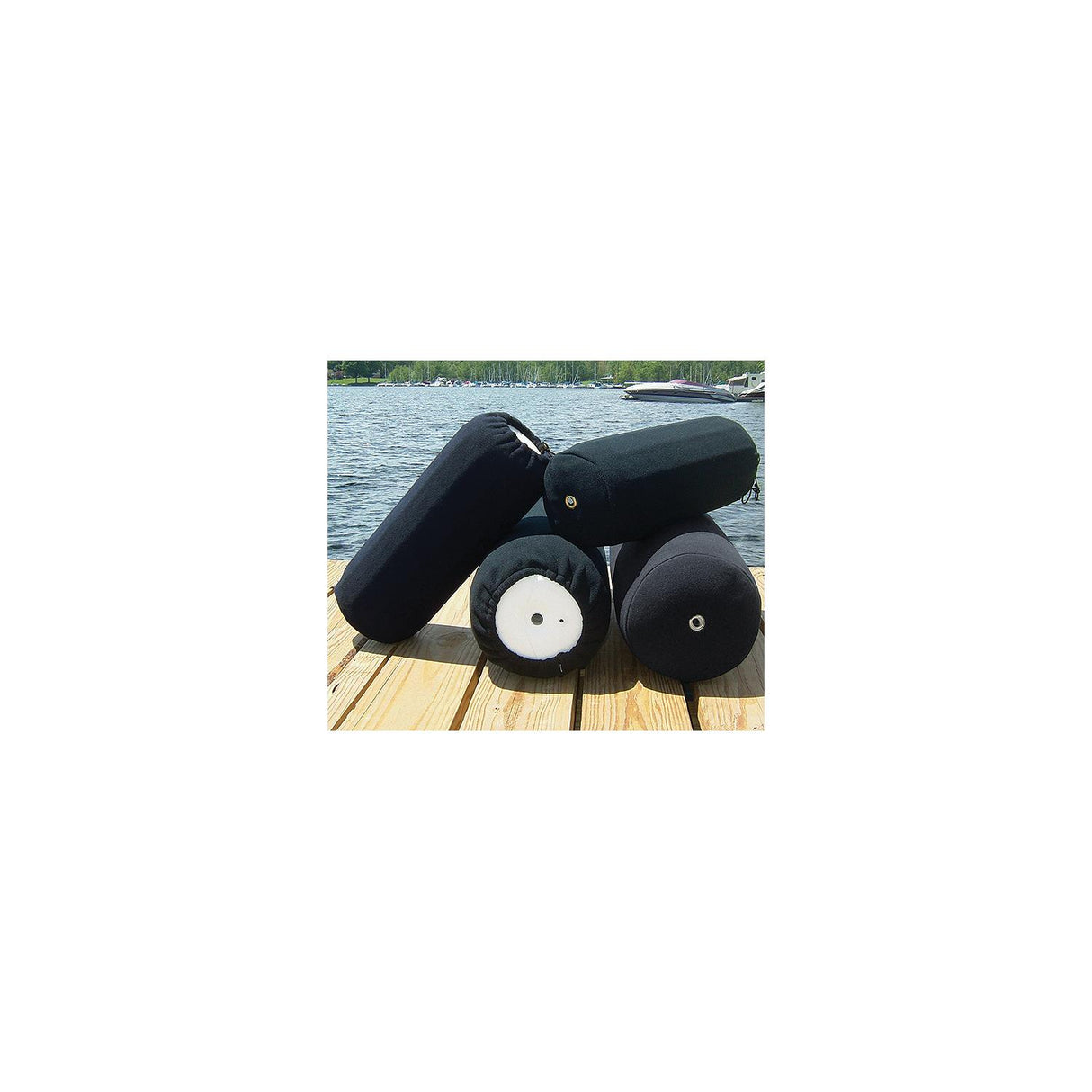 Taylor 9036 Fleece Fender Boots for Center Rope Tube Fenders, 10" x 26", Navy