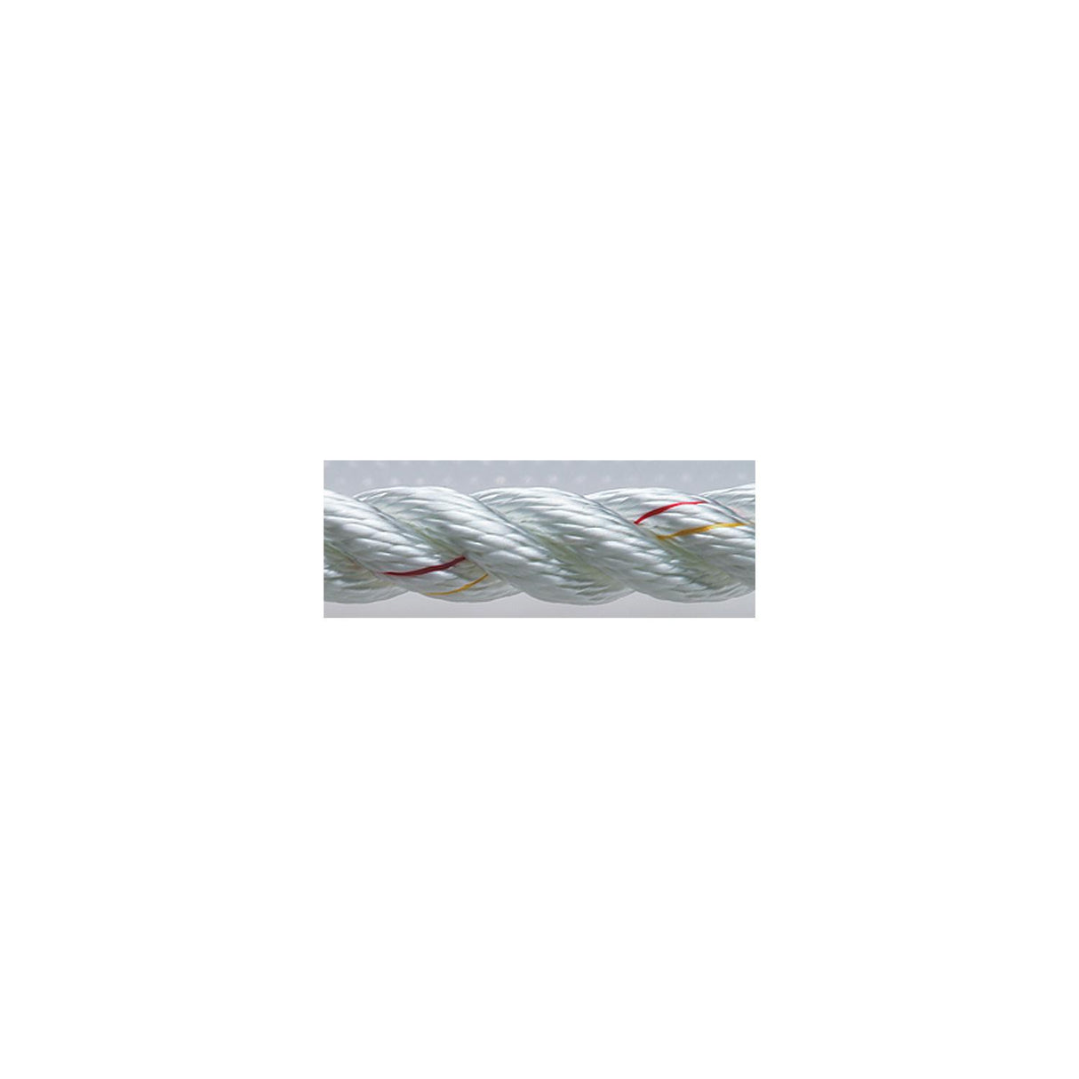 3 Strand Nylon Dockline, 1/2 x 25 White