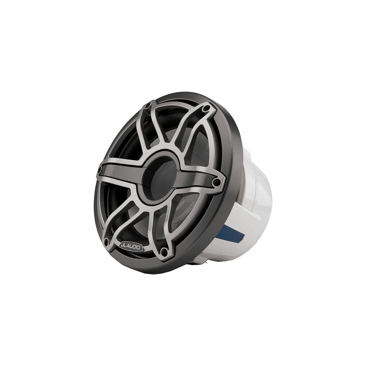 JL Audio 0100349000 M6 Marine Subwoofer, M6-10W-S-GmTi-4, 10" Diameter, Titanium, Sport Grille