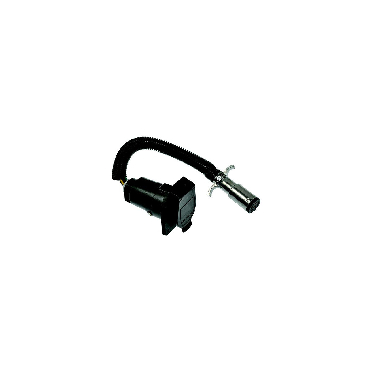 Pollak 6P-104V 6-Pole Round Vehicle End to 7-Blade Trailer End Adapter