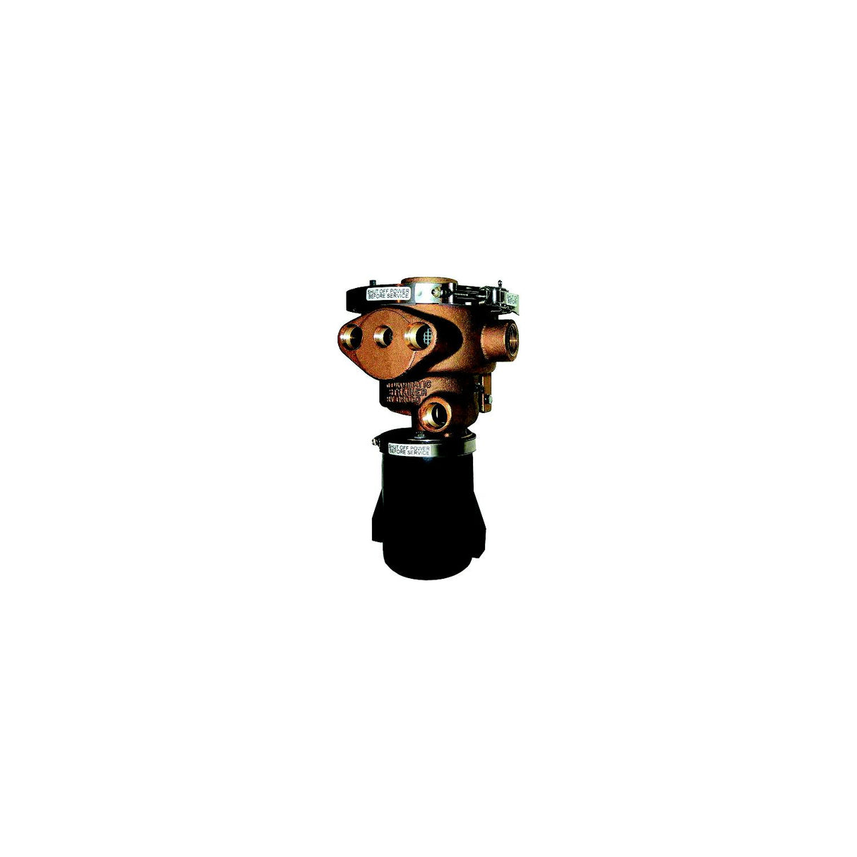 Groco 970150012 Hydromatic Self Cleaning Sea Chest and Strainer, Ports: 1/1/2" NPT A:13.2 ,B: 6.9 ,C:7.6, outlet: (1) 1/2". 2 3/4",(2) 1"