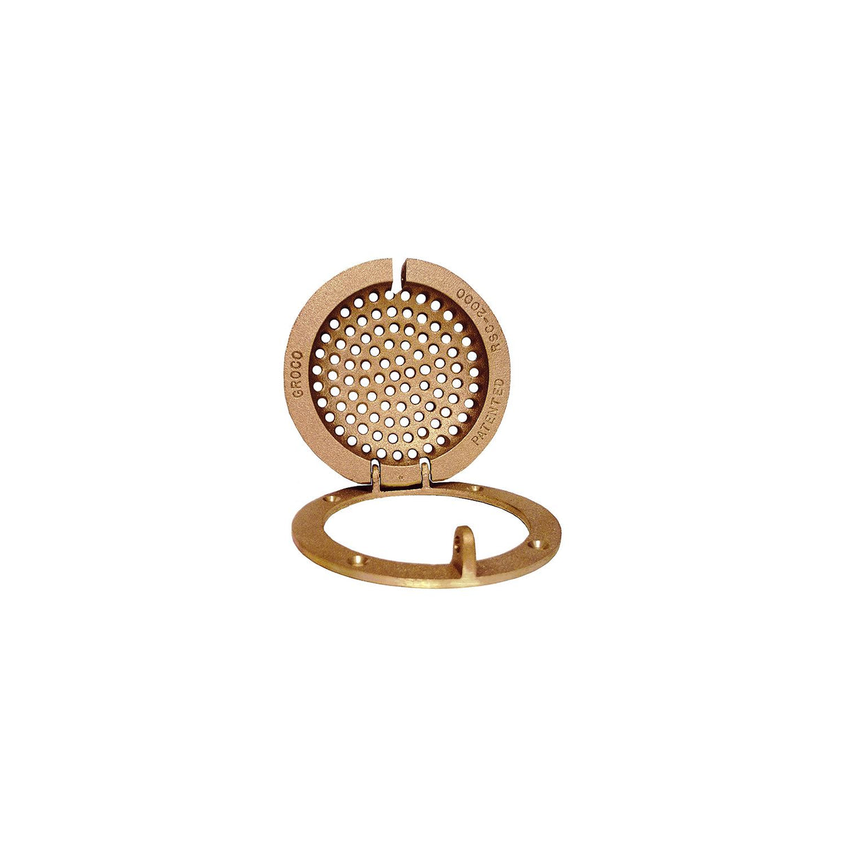 Groco RSC Bronze Round Hull Strainer With Access