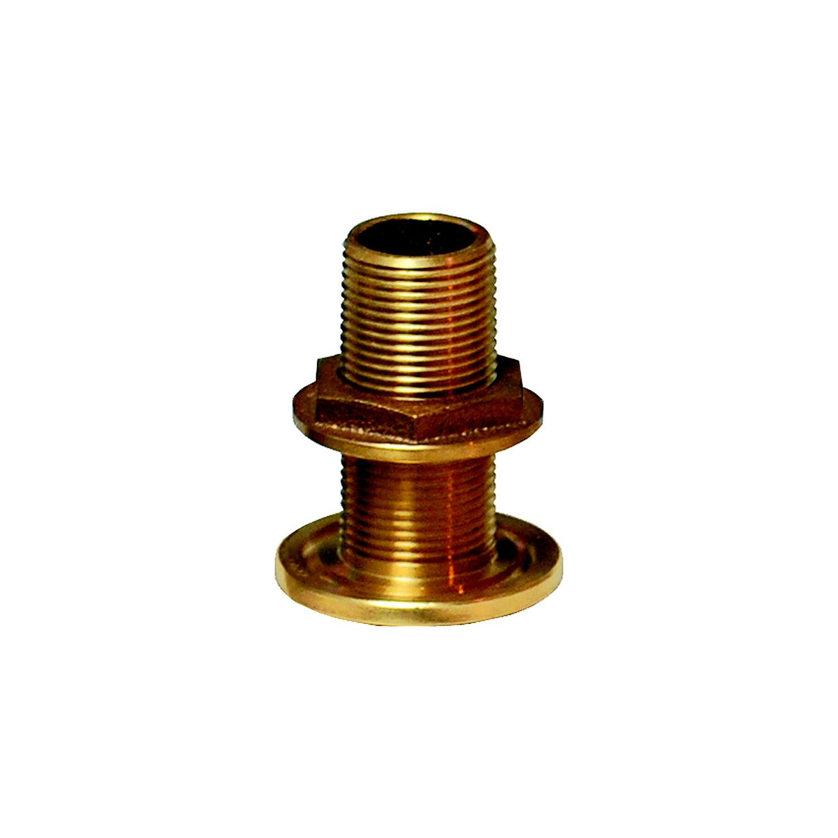 Groco TH Bronze Standard Length Thru-Hull With Nut, NPS Thread