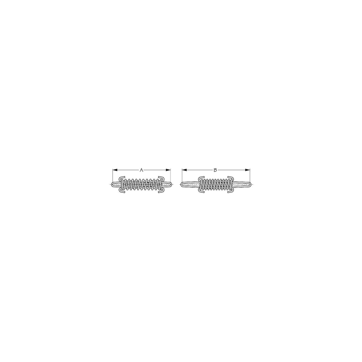 Tiller Rope Springs, 5" Bulk