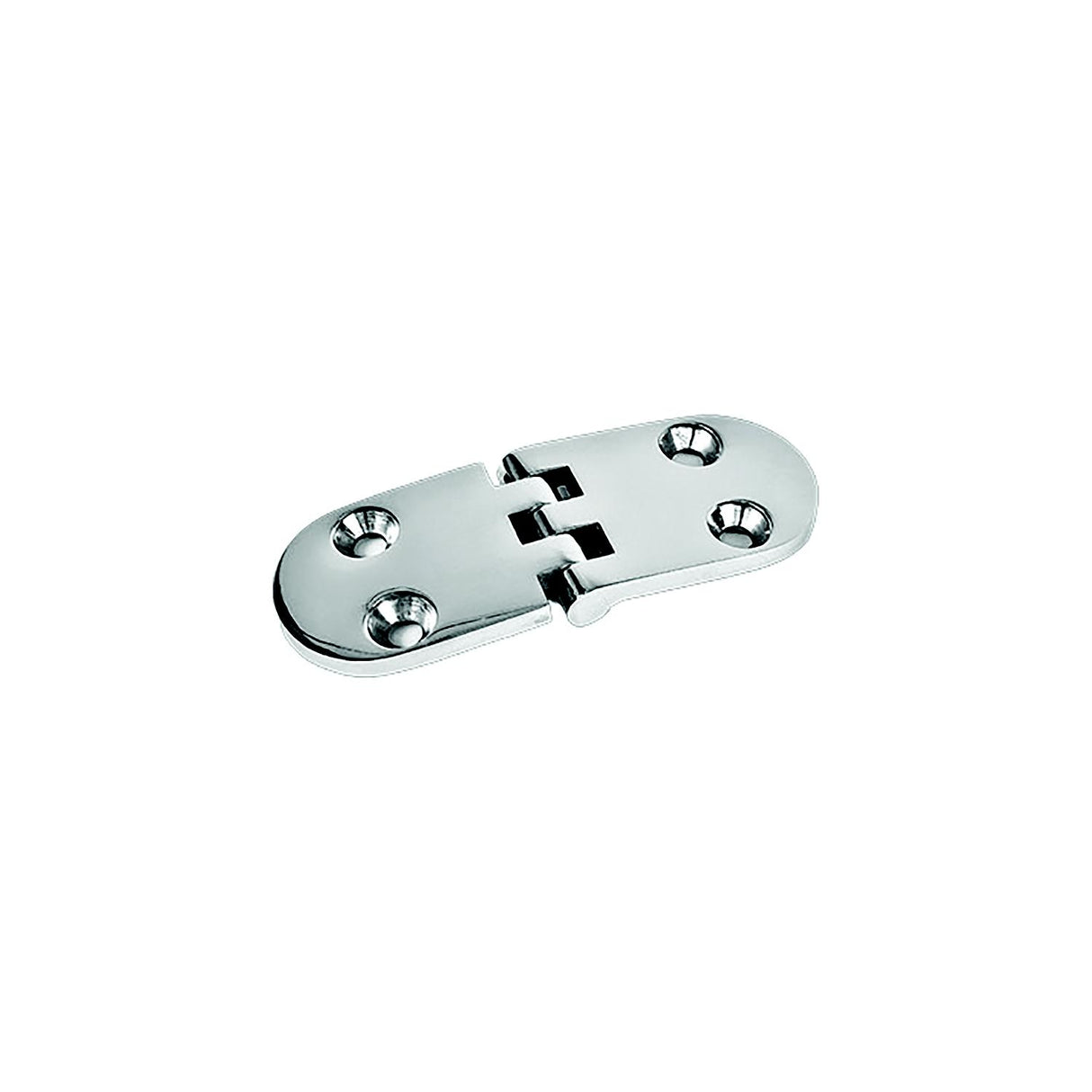 Sea-Dog 2054611 Flush Round Door Hinge, A= 3-1/4", B=1-5/8", C=1-5/8", D=1-3/16", E= 3/16", #10 FH Weight= .16/ .32