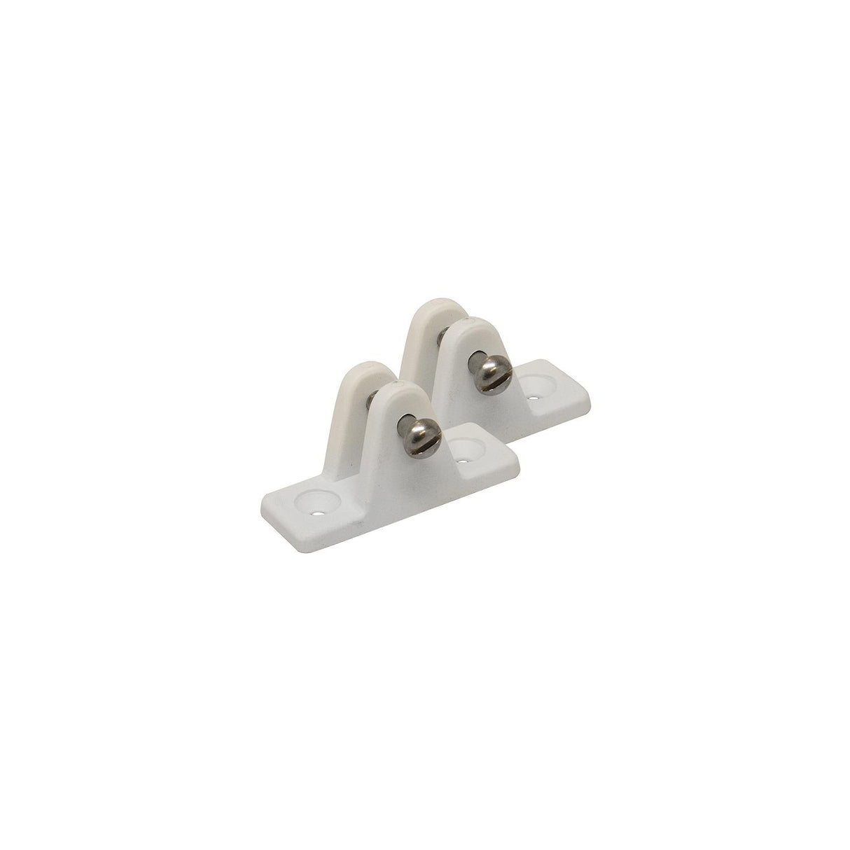 Lg Deck Hinge/Angled White 2/Cd