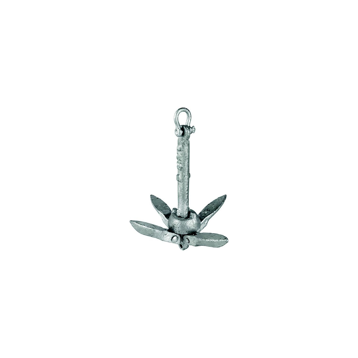 SeaDog 318018 Folding Grapnel Anchor, 18 lbs. A: 1/2", B:22-1/2", C:5", Boat Length: 18' - 26' , Line/Length: 3/8"/150' Anchor, Chain Length: 1/4"/10'-20'