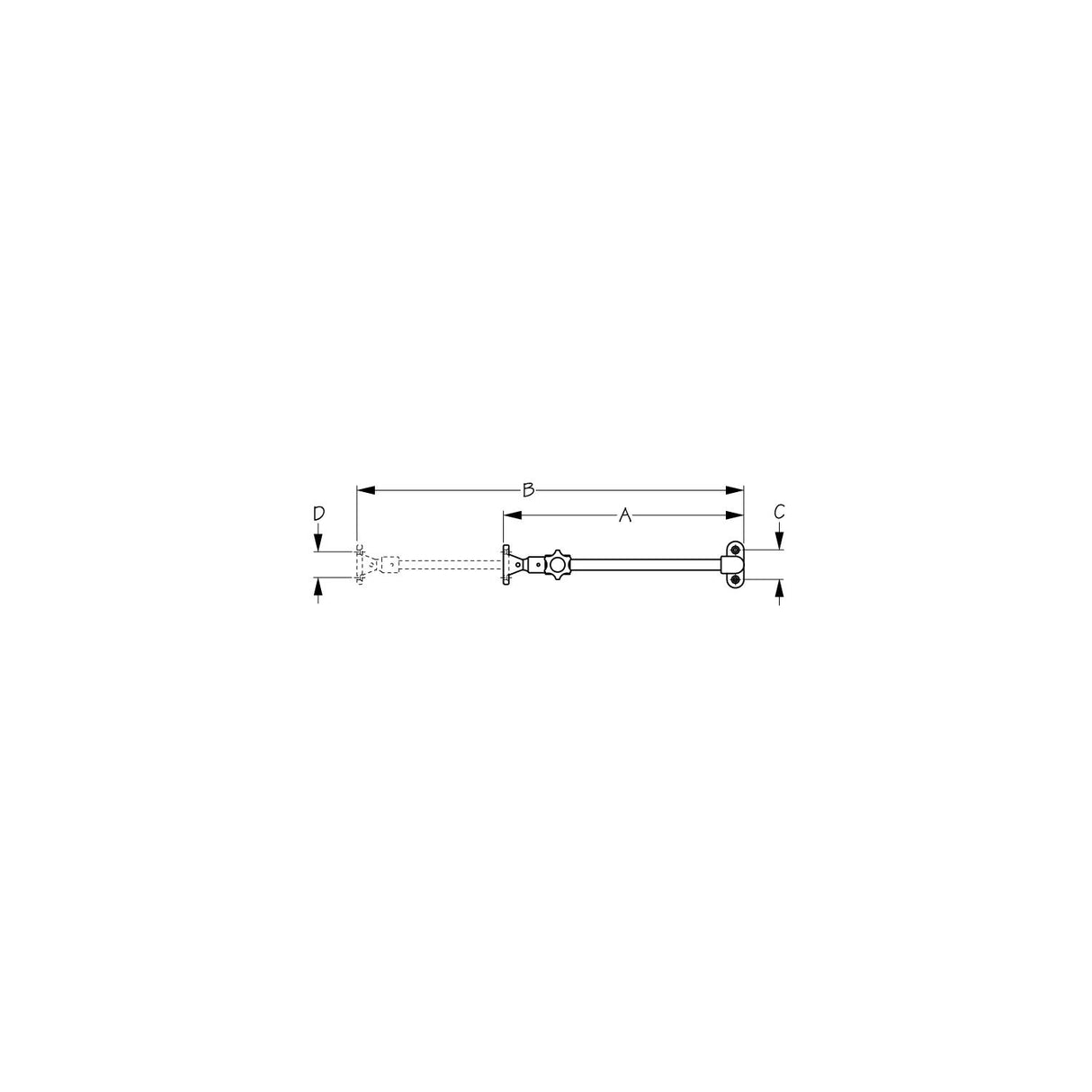 SeaDog Hatch Adjuster | Formed & Stamped 304 Stainless & Nylon