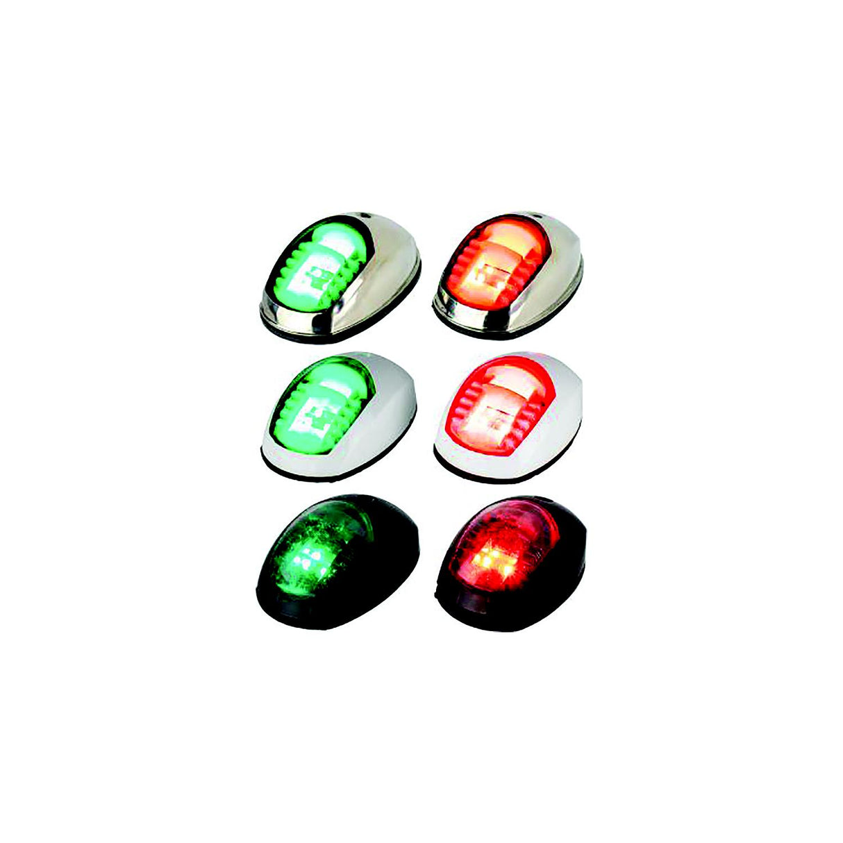 Sea-Dog 4000701 LED Side Mount Lights, , A:3-7/8", B:2-1/4", C:1-7/8", 12V, Stainless