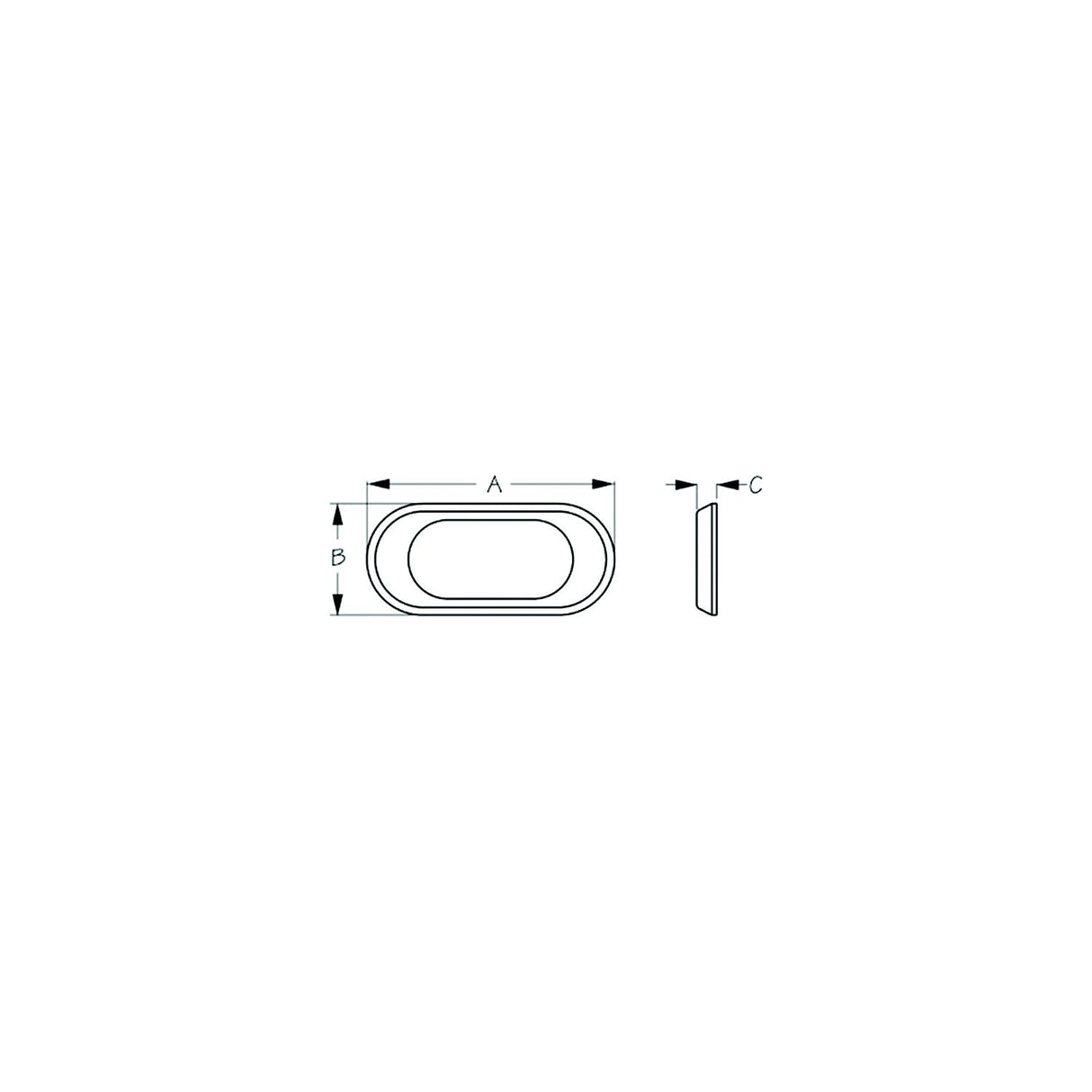 Seadog LED Surface Mount Courtesy Light, White