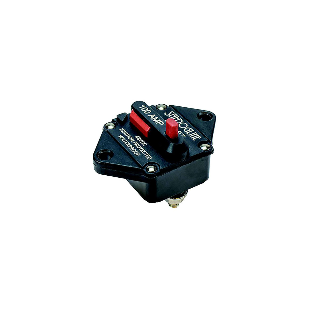 Sea-Dog Hi-Amp Panel Mount Resettable Circuit Breaker 100A, 48 volts