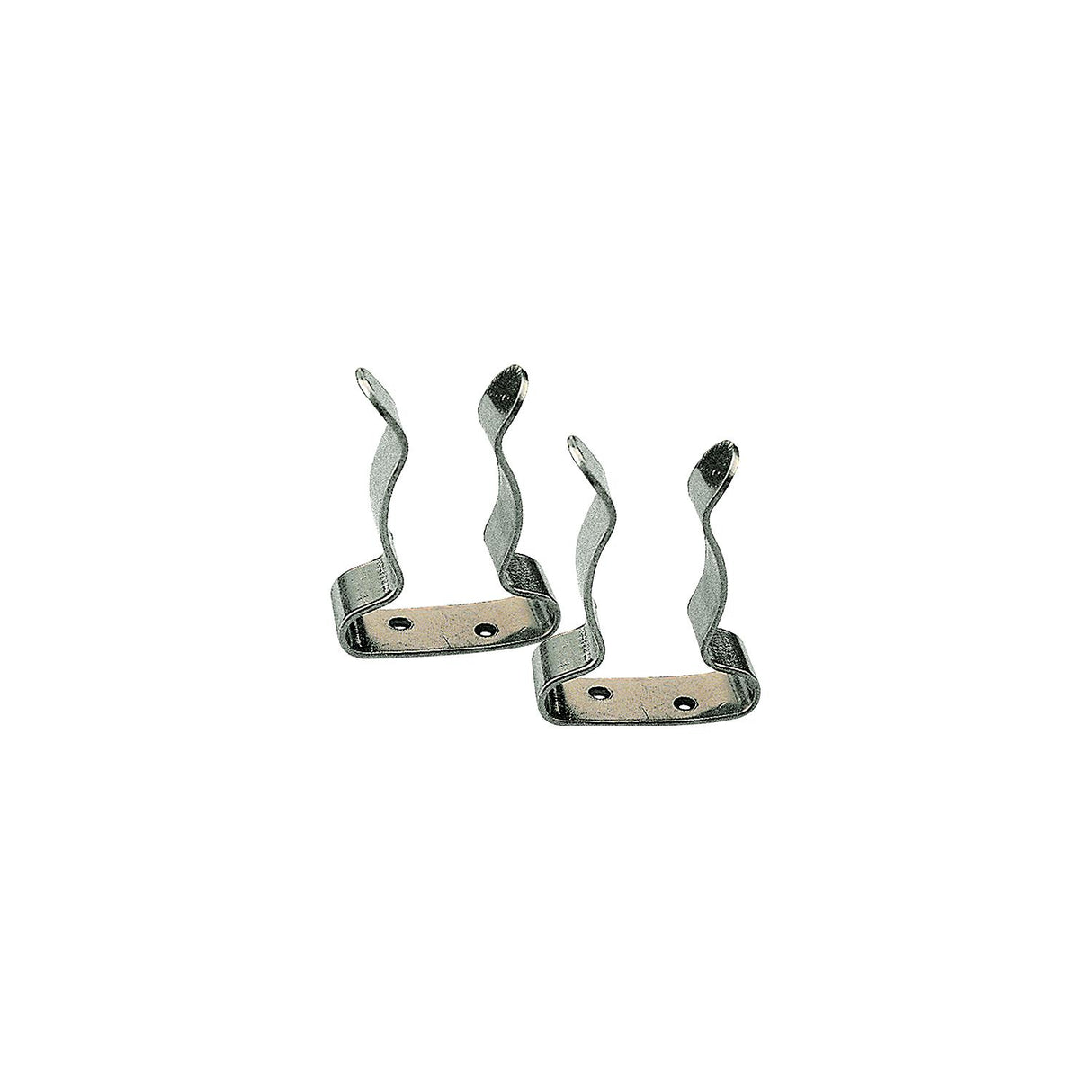 SS Boat Hook Clips, 1" - 1-1/4", pr.