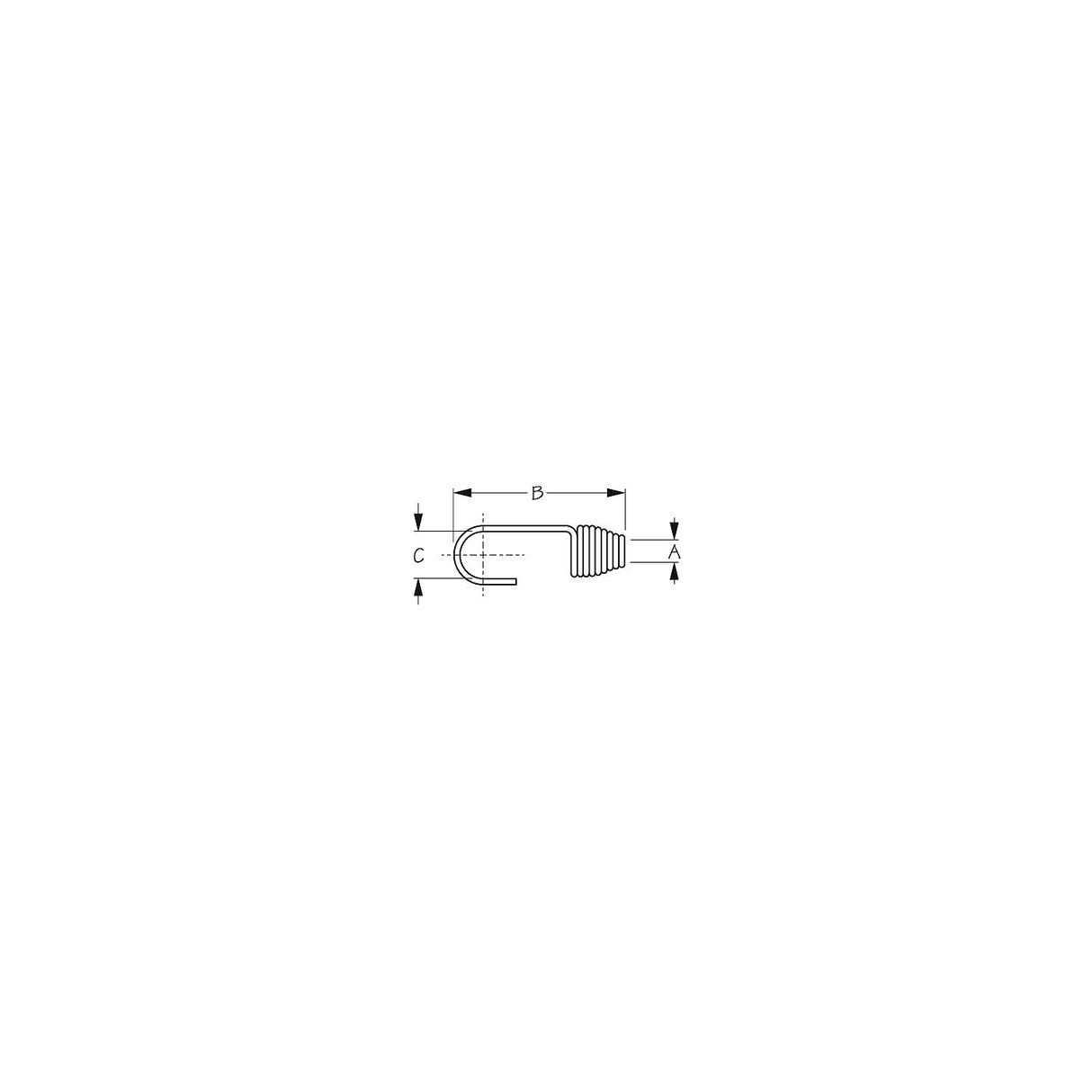 Replacement 3/8" Crimps for Stainless Shock Cord Clips, 10/pk