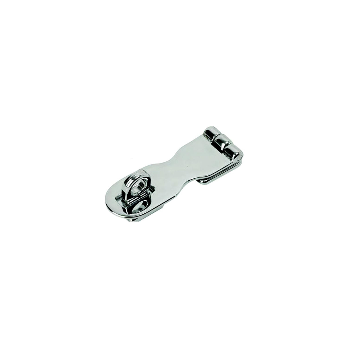 Sea-Dog 2221201 Safety Hasp, , A:3", B:2-5/16", C:1", D: 3/4", E: 3/8", #6 FH, Chrome