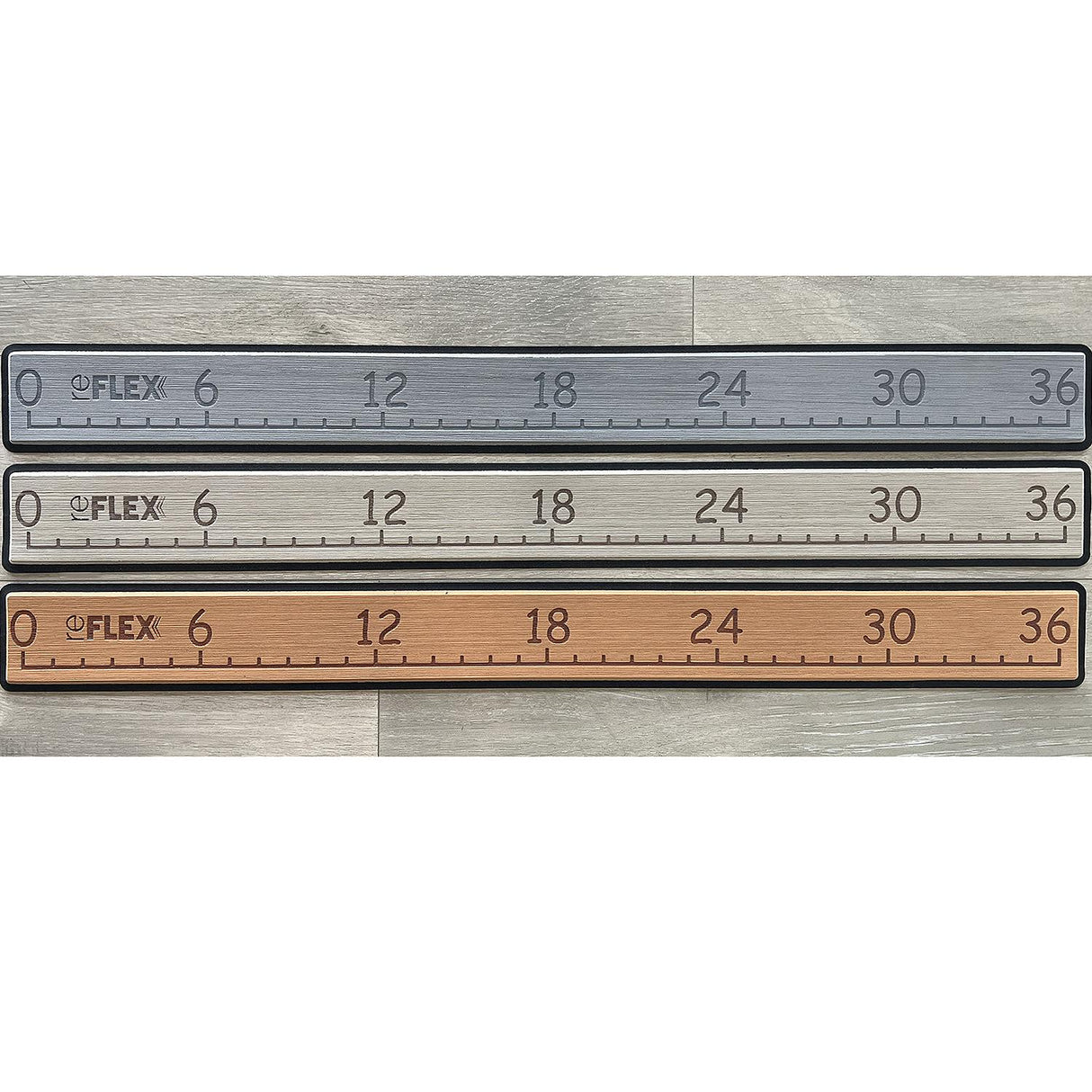Syntec RULERGRBLPS Foam Fishing Ruler, 36, Gray, w Adhesive