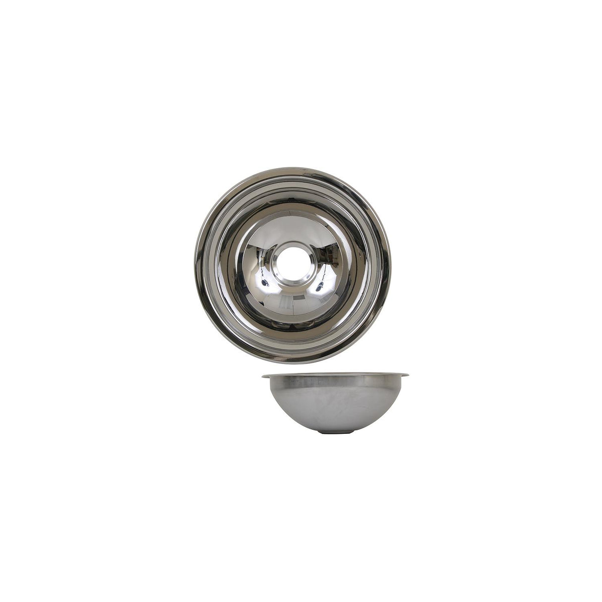 Scandvik Stainless Steel Sink, Top Mount