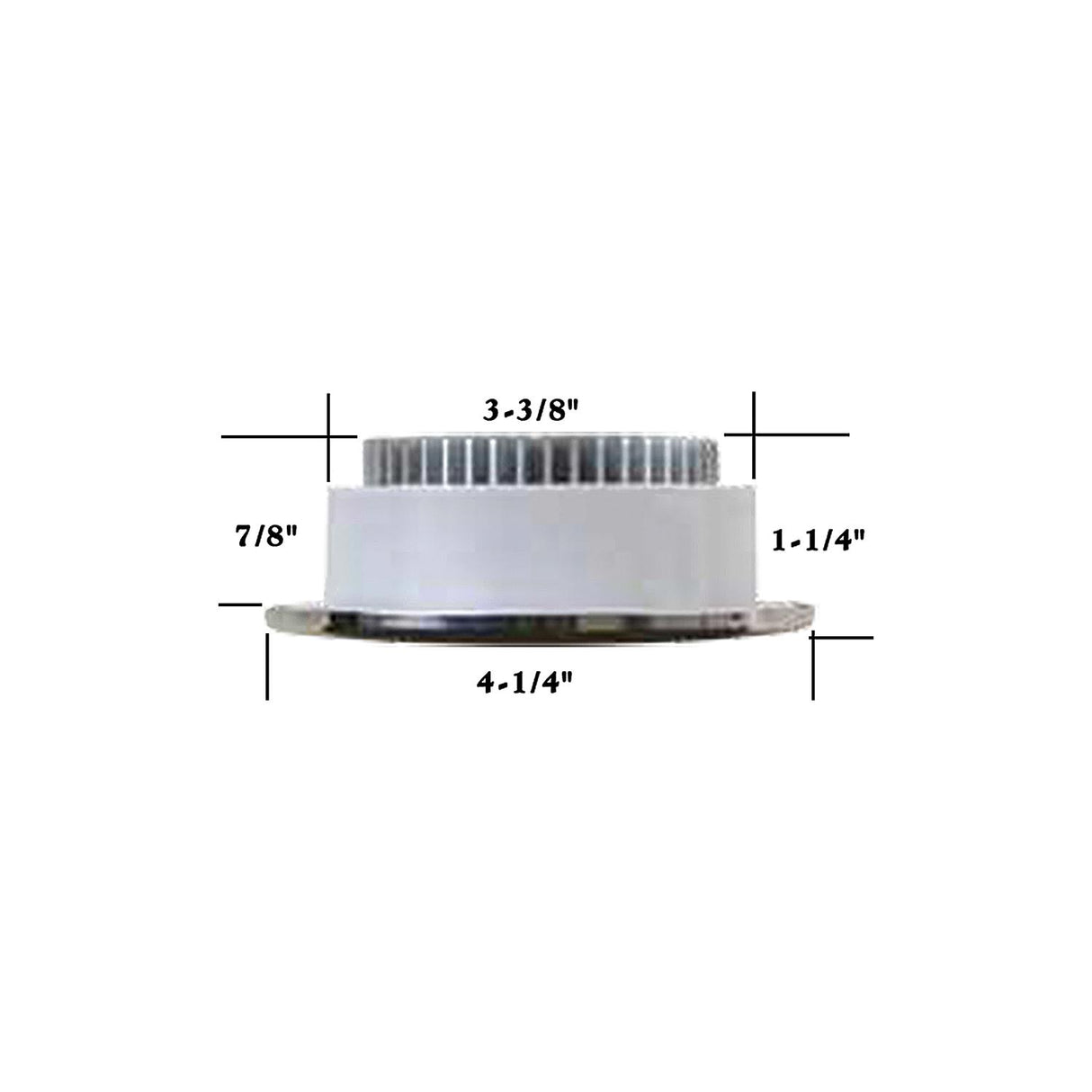 Scandvik 41369P LED 4" Flush Mount Ceiling Light, Warm White