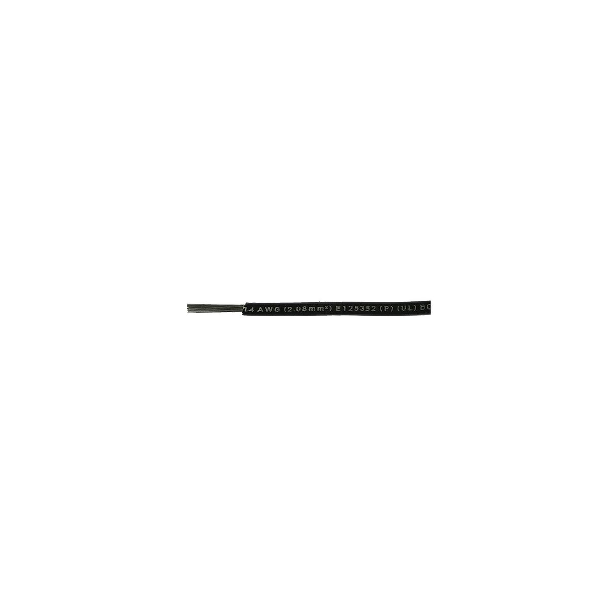 Cobra Wire A1014T07500FT Primary Tinned Copper Wire, 14 AWG, 500', Black