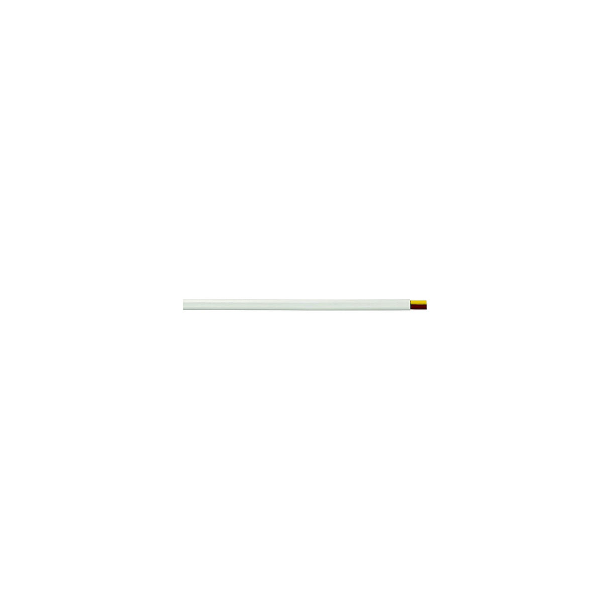 Cobra Wire B7W12T20250FT Tinned Copper Flat Duplex Safety Wire, 12/2, 250', White