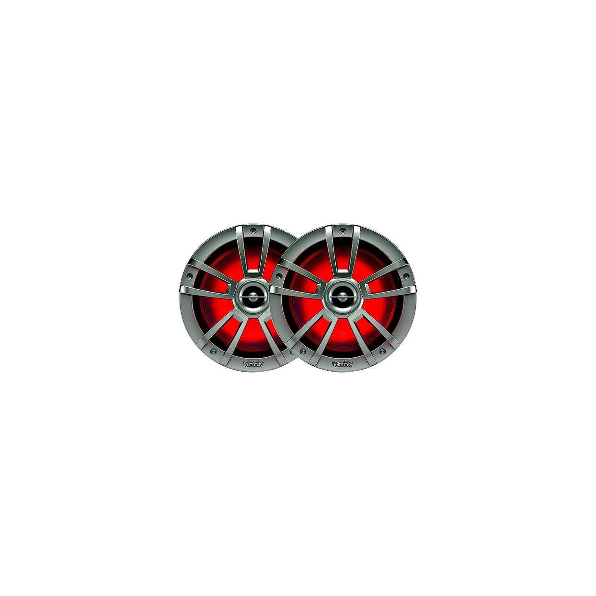 Infinity 622MLT Coaxial Marine Speakers, 6-1/2" Titanium, 1 pr.