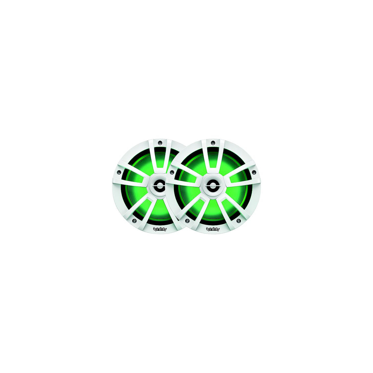 Infinity 622MLW Coaxial Marine Speakers, 6-1/2" Gloss White, 1 pr.