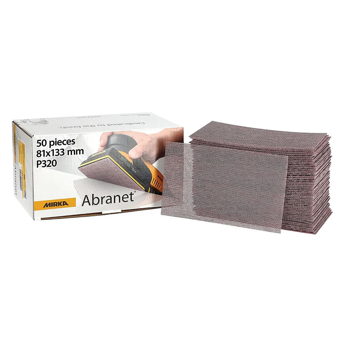Mirka 9A178320 Marine Commissioning Kit 6" Abranet Ace HD, P320, 50 Pieces, 3"x 5"